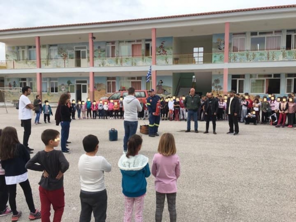 Πυροσβεστική παιδεία για τους μαθητές στη Λακωνία (ΦΩΤΟ)