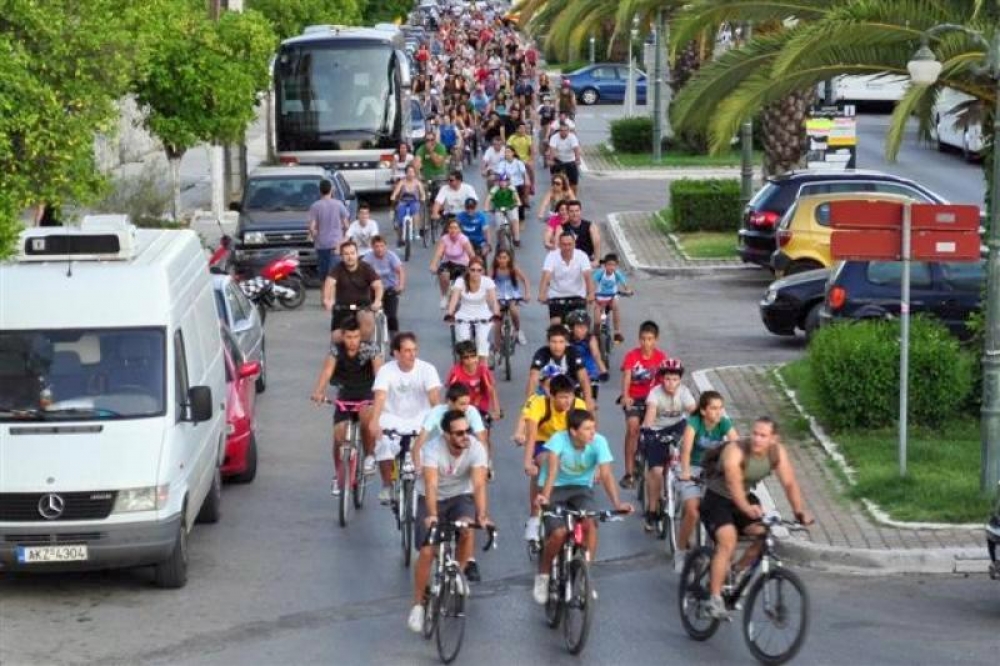 Ποδηλατοπορεία στη Σπάρτη για μια πράσινη και βιώσιμη πόλη